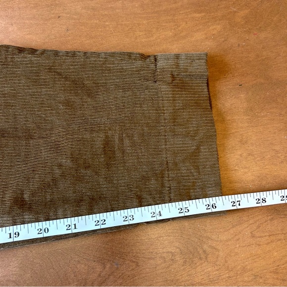 New COS Pleated Cotton Corduroy Trousers - Picture 14 of 15